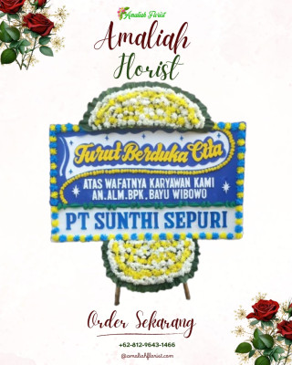 Papan Bunga Duka di Lampung Barat