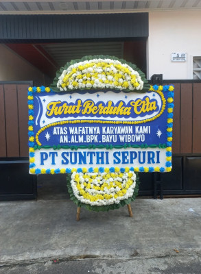 Papan Bunga Duka di Lampung Barat